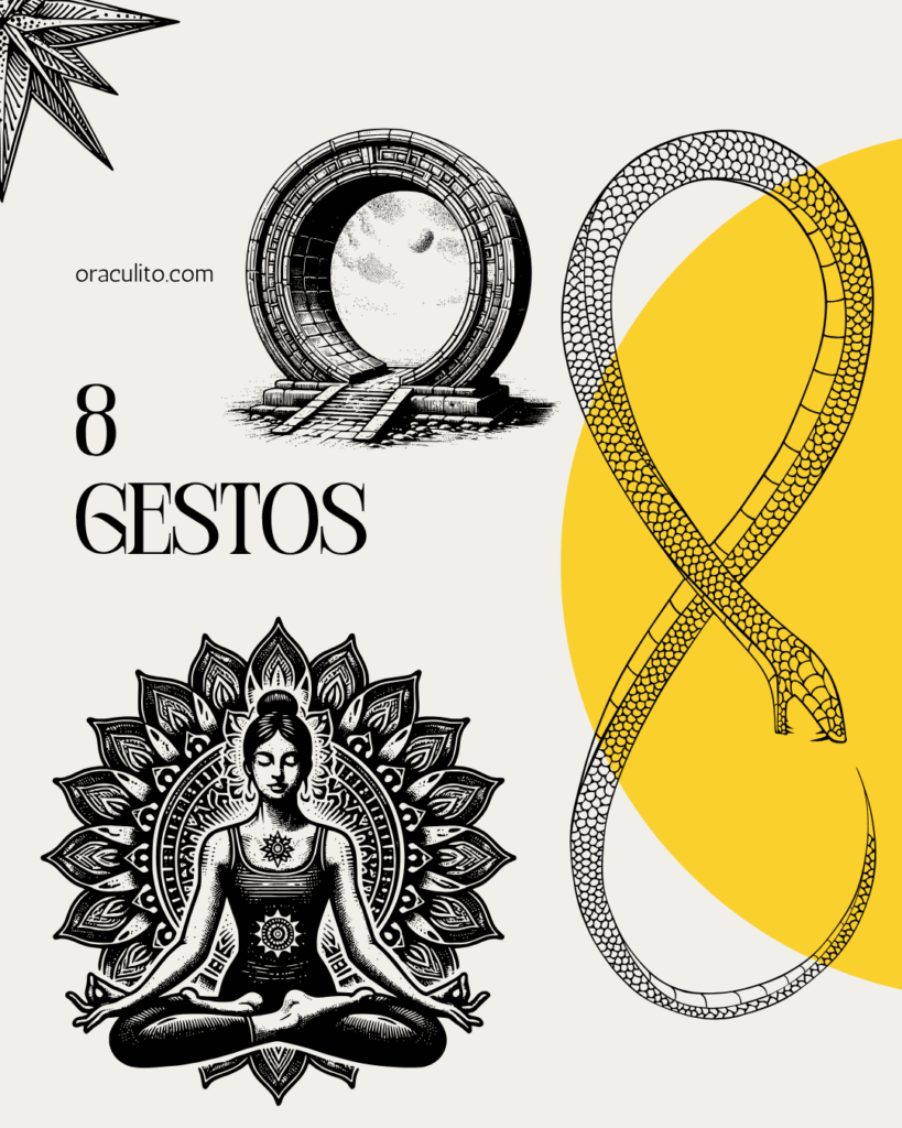 oráculo de los 8 gestos